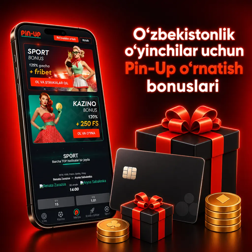 Pin-Up ilovasini oʻrnatgan oʻzbekistonlik foydalanuvchilar uchun xush kelibsiz bonuslari, cashback va loyalty dasturi imkoniyatlari