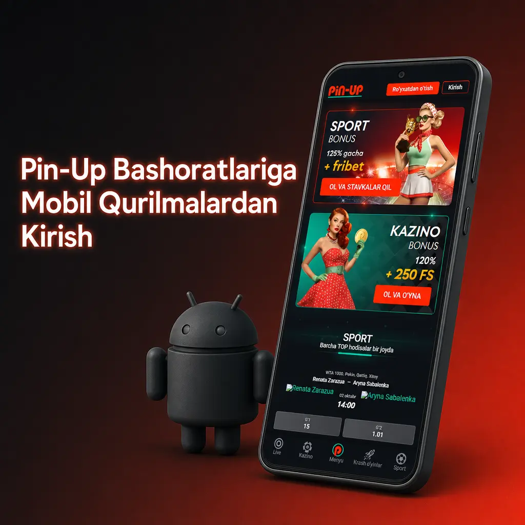 Pin-Up bashorat vebsaytiga mobil qurilma orqali kirish va natijalarni istalgan joydan kuzatish imkoniyati